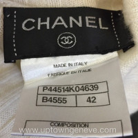 Chanel Oberteil aus Wolle in Weiß