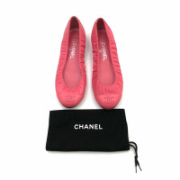 Chanel Slippers/Ballerinas Leather in Pink