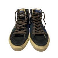 Golden Goose Sneakers aus Wildleder in Blau