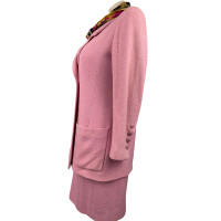 Chanel Anzug aus Baumwolle in Rosa / Pink