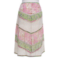 Whistles Silk skirt with pattern