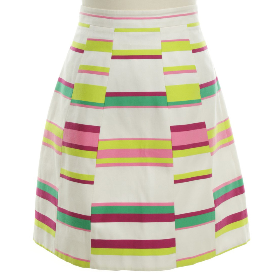 Karen Millen skirt with striped pattern