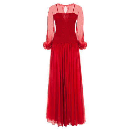 Genny Kleid aus Baumwolle in Rot