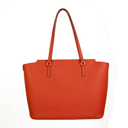 Mcm Tote bag Leather in Red