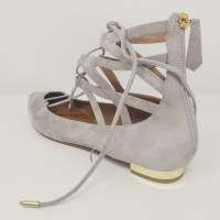 Aquazzura Mocassini/Ballerine in Pelle scamosciata in Grigio