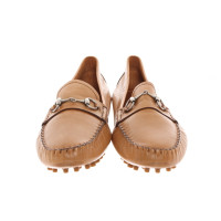 Gucci Slippers/Ballerinas Leather in Ochre