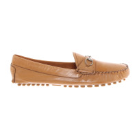 Gucci Slippers/Ballerinas Leather in Ochre