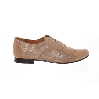 Lanvin Lace-up shoes Leather in Gold