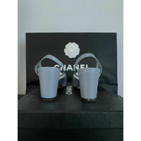 Chanel Pumps/Peeptoes Leer in Blauw