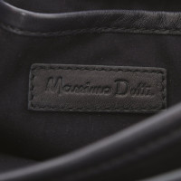Massimo Dutti Umhängetasche aus Leder in Blau