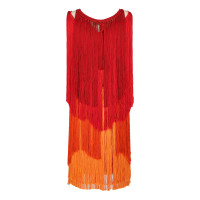 Alberta Ferretti Kleid aus Seide in Rot