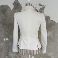 La Perla Blazer en Coton en Blanc