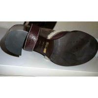 Dolce & Gabbana Stiefel aus Leder in Braun