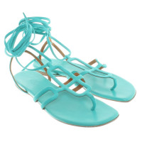 Hermès Sandals in turquoise