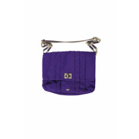 Anya Hindmarch Borsa a tracolla in Cotone in Viola