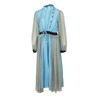 Stine Goya Kleid aus Baumwolle in Blau