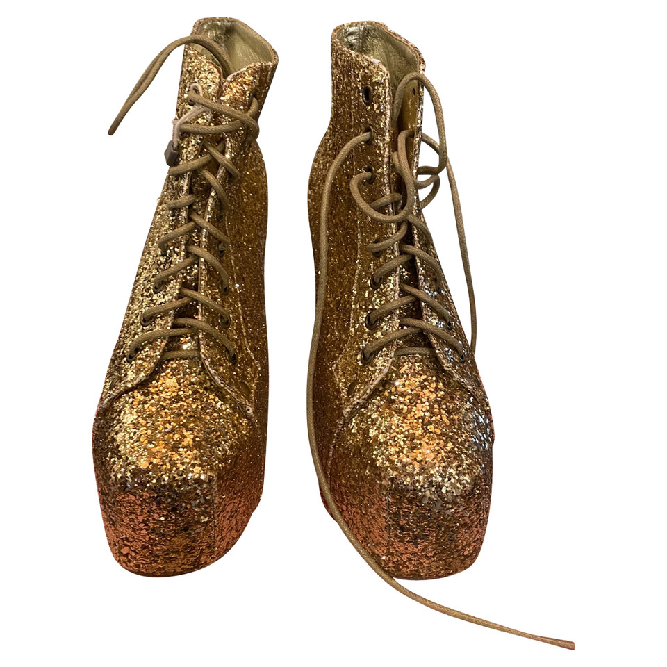 Jeffrey Campbell Ankle boots Leather in Gold