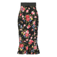 Dolce & Gabbana Rok Zijde in Zwart