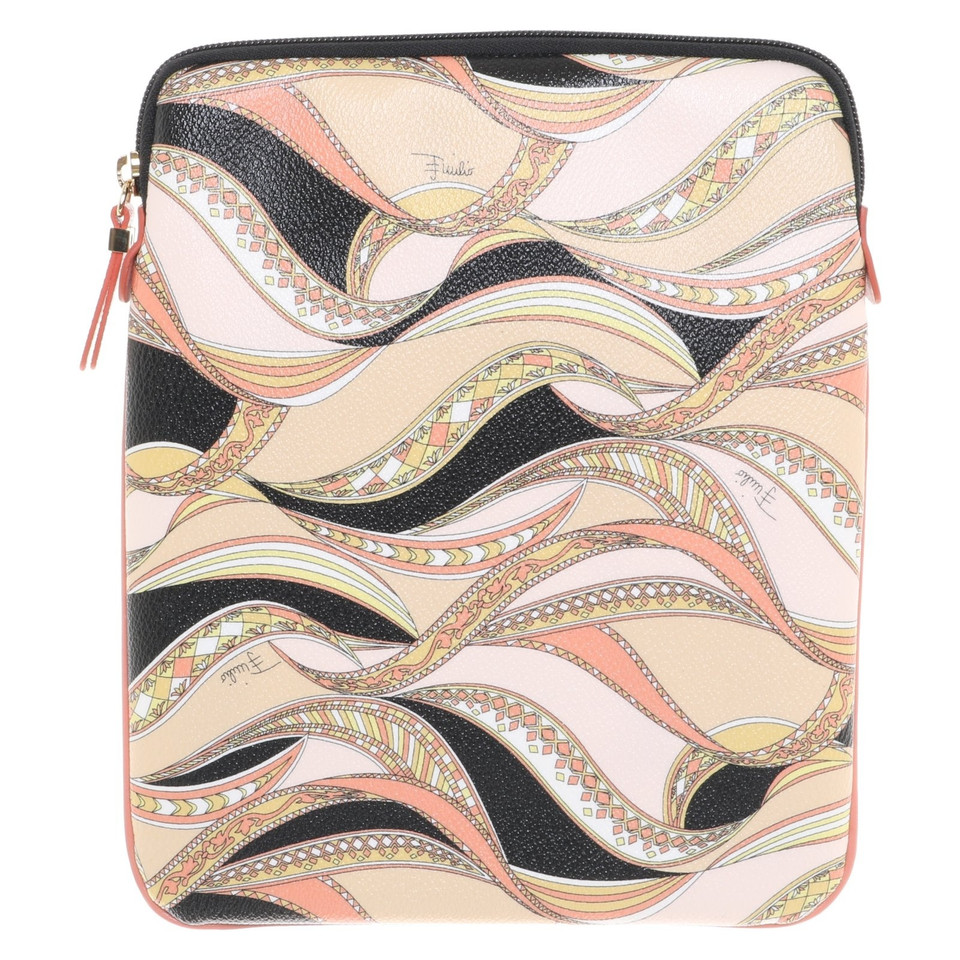 Emilio Pucci iPad case with pattern