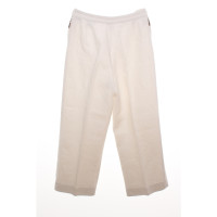Hermès Trousers Linen in White