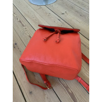 Marc By Marc Jacobs Backpack Leather in Orange