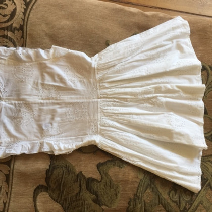 Tommy Hilfiger Kleid aus Baumwolle in Weiß