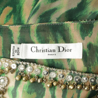 Christian Dior One-shoulder jurk met klokken