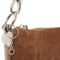 Miu Miu Small leather purse in brown