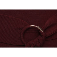 Massimo Dutti Dress in Bordeaux