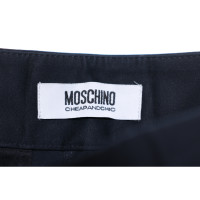 Moschino Cheap And Chic Paire de Pantalon en Coton en Bleu