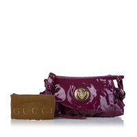 Gucci Clutch Bag Patent leather in Violet