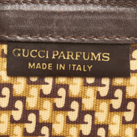 Gucci Clutch Bag Suede in Brown