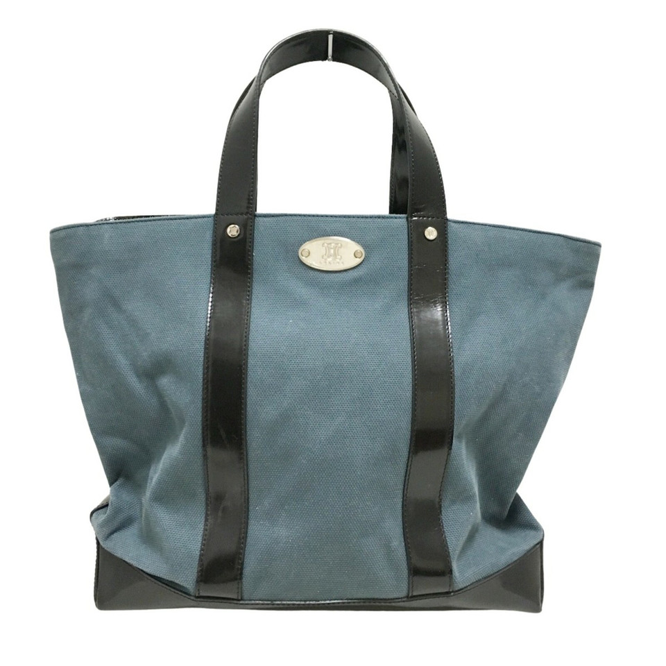 Céline Tote Bag aus Baumwolle in Blau