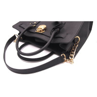 Michael Kors Shopper Leather in Black