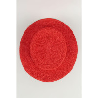 Maison Michel Chapeau/Casquette en Rouge