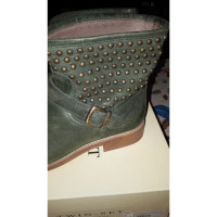Twin Set Simona Barbieri Ankle boots Leather in Green