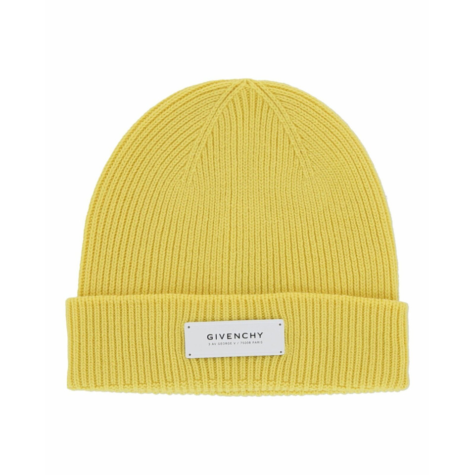 Givenchy Hat/Cap Wool in Yellow