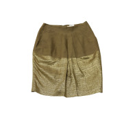 Etro Skirt Silk in Gold