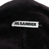 Jil Sander Lambskin coat in brown