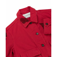 Valentino Garavani Jacket/Coat Cotton in Red