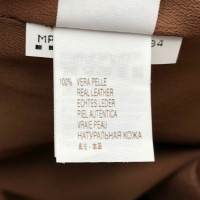Brunello Cucinelli Jacket/Coat Leather in Brown