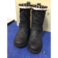 Twin Set Simona Barbieri Ankle boots Canvas in Black