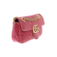 Gucci GG Marmont Flap Bag Mini en Rose/pink