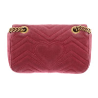 Gucci GG Marmont Flap Bag Mini en Rose/pink