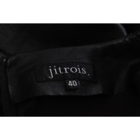 Jitrois Robe en Cuir en Noir