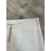 Gianni Versace Paio di Pantaloni in Pelle in Bianco