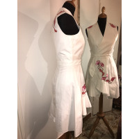 Carven Kleid aus Baumwolle in Weiß