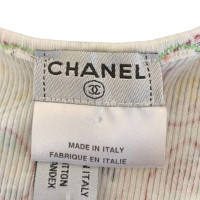 Chanel Tricot en Coton en Blanc