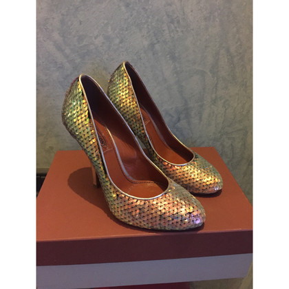 Missoni Pumps/Peeptoes Leather in Gold