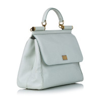 Dolce & Gabbana Sicily Bag en Cuir en Blanc